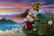Michael Cheval Michael Cheval Basket of Love II (SN)